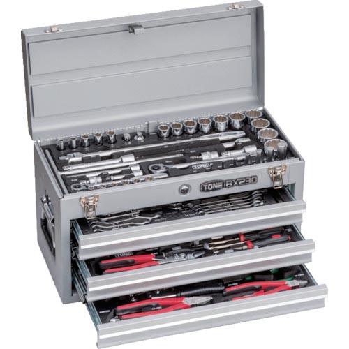 TONE 整備用工具セット ツールセット(シルバー仕様) 間口508×奥行232×高さ302mm (...