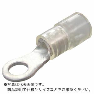 ニチフ 環境配慮形絶縁被覆付丸形端子R形(100個入)より線1.04~2.63外寸6.6mmスタッド径4.3mm ( TMEX 2-4S-CLR )｜orangetool