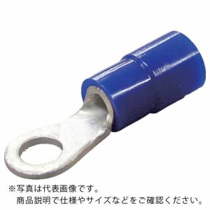ニチフ 環境配慮形絶縁被覆付丸形端子R形(100個入)より線1.04~2.63外寸12mmスタッド径8.4mm ( TMEX 2-8-BLU )｜orangetool