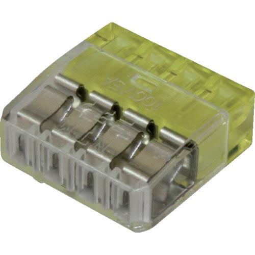 ニチフ 細線用差込コネクタ極数4 (30個入) ( QLX MC-4 )