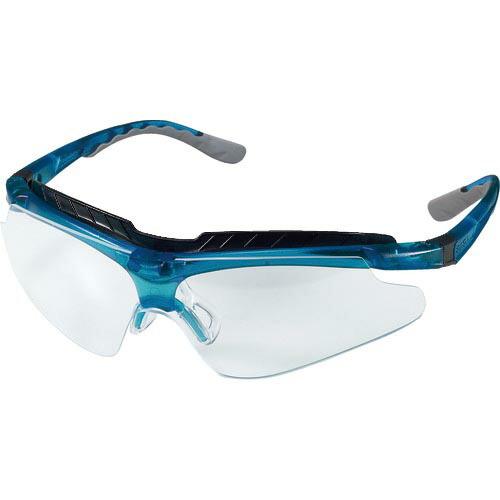 OTOS 一眼型保護メガネ(スポーツタイプ)クリアレンズ フレーム青色 ( B-810ASF )