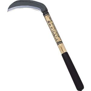 GS 中厚鎌(ちゅうあつかま) 星馬 雑草刈(段活用刃・安来鋼付・中厚) 刃長170mm 全長440mm ( 1695 ) キンボシ(株)｜orangetool