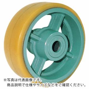 【SALE価格】ヨドノ 鋳物重荷重用ウレタン車輪ベアリング入  ( UHB100X65 ) (株)ヨドノ｜orangetool