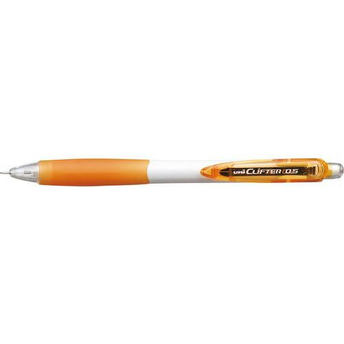 【SALE価格】uni クリフターシャープ0.5mm白オレンジ ( M5118W.4 ) 三菱鉛筆(...