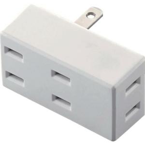 【SALE価格】ELECOM フロントタップ 3個口 ホワイト ( T-TR02-2300WH ) エレコム(株)｜orangetool