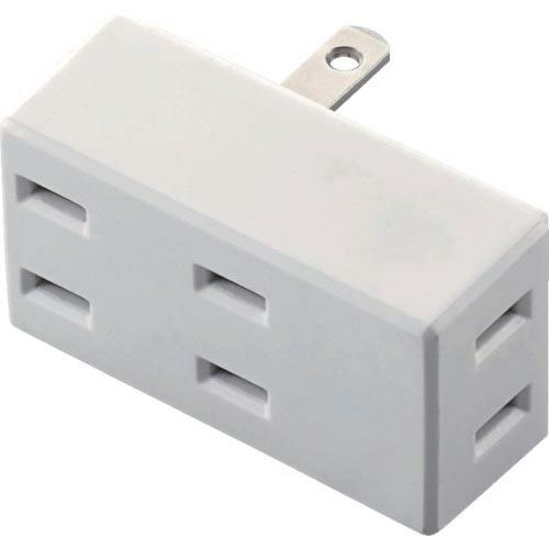 ELECOM フロントタップ 3個口 ホワイト ( T-TR02-2300WH ) エレコム(株)
