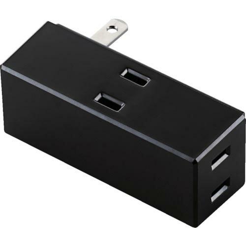 ELECOM サイドタップ 3個口 ブラック ( T-TR04-2300BK ) エレコム(株)
