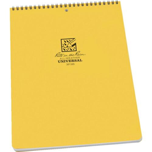 RITR 【売切廃番】8 1/2X11 トップスパイラル ノートブック ユニバーサル イエロ ( 1...