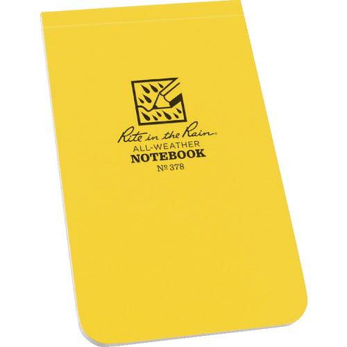 【SALE価格】RITR 3 X 5 1/4 ソフトカバーブック 縦開きタイプ イエロー ( 378...