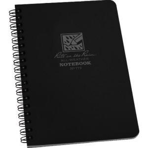 RITR 4 5/8X7 スパイラルノートブック ユニバーサル ブラック ( 773 ) Rite in the Rain社｜orangetool