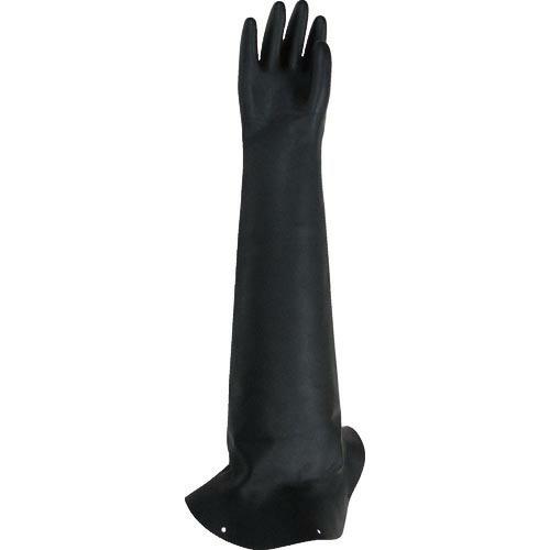 【SALE価格】トワロン 天然ゴム手袋 ブラスト用手袋フランジ付 右手 ( 824 )