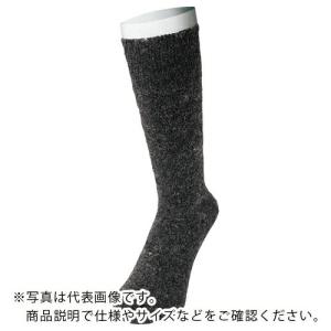 おたふく パイルソックス アンゴラ・カプサイシン 先丸 (2P)  ブラック  ( BS-334-BK ) おたふく手袋(株)｜orangetool