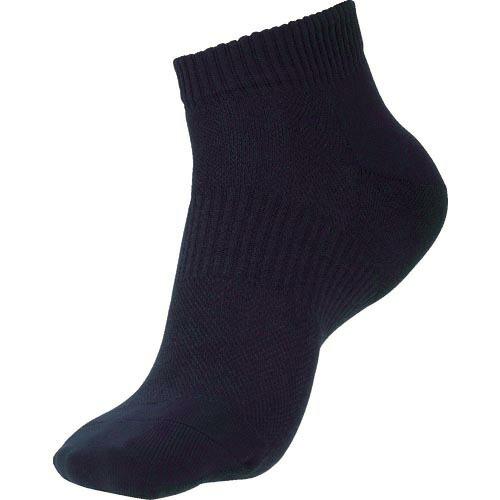 【SALE価格】ミドリ安全 安全靴用靴下 強フィットソックス ショートタイプ ブラック ( TFS-...