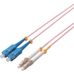 【SALE価格】ELECOM 光ファイバーケーブル マルチモード 10G LC-SC 10m ( OC-LCSC5OM3/10 ) エレコム(株)｜orangetool