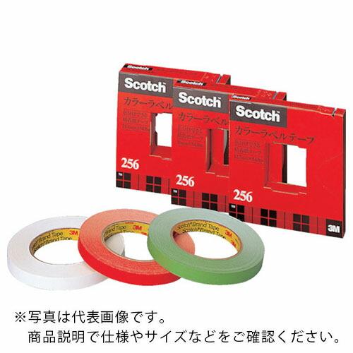 【SALE価格】3M カラーラベルテープ256 ホワイト 25.4mmX54.8m ( 256-25...