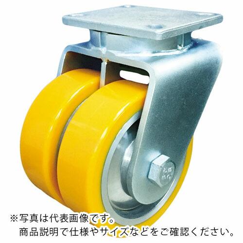 SAMSONG 超高荷重 デュアルキャスター 自在 耐熱ウレタン車 150mm ( TP7660-0...