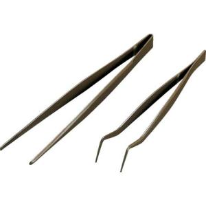 フロンケミカル フッ素樹脂コーティングピンセット 150mm 膜厚約50μ ( NR0366-002 ) (株)フロンケミカル｜orangetool