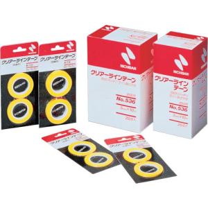 ニチバン クリアーラインテープ 536(曲線用)5mmX10m(2巻入) ( CL536-5 ) ニチバン(株)｜orangetool