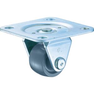 ハンマー ( ハンマーキャスター )　プレート式　固定　キャスター　５２Ｘ５２　ナイロン車　３２ｍｍ　低床式　中荷重 ( 420TPR-N32 )