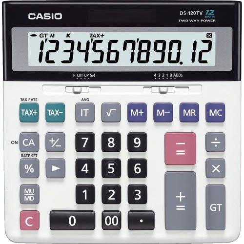 カシオ 加算器実務電卓 ( DS-120TW ) カシオ計算機(株)