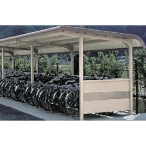 ヨドコウ ヨド自転車置場 YOKR-240-5 002 2連棟 ( YOKR-240-5-2X1 ) (株)淀川製鋼所 (メーカー取寄)｜orangetool