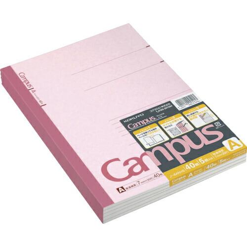 KOKUYO キャンパスノ-トセミB5 A罫7mm 40枚 5冊 ノ-4ANX5 ( 5010374...