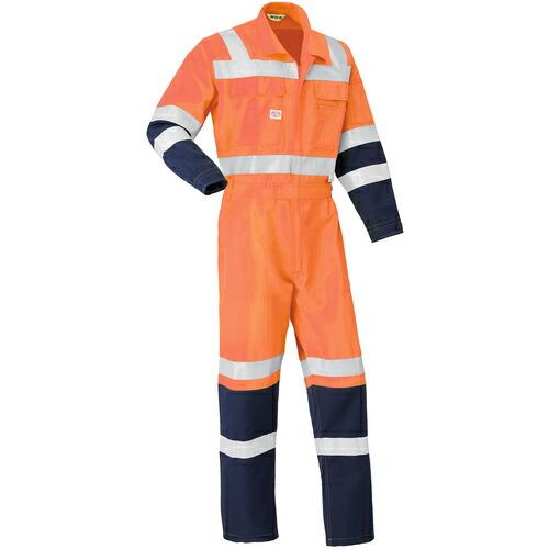 AUTO-BI 反射型つなぎ服7620-003オレンジ-3L ( 7620-003-3L )