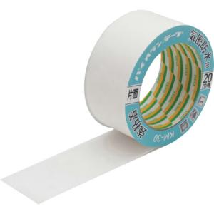 パイオラン 気密防水用テープ 片面タイプ(強粘着) 50mm×20m ホワイト ( KM-30-WH ) ダイヤテックス(株)｜orangetool