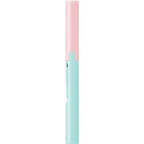 プラス 34573)ハサミ フィットカットカーブ 携帯はさみ ツイッギー ピーチ×ミント  ( SC...