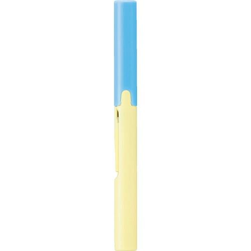 プラス 34574)ハサミ フィットカットカーブ 携帯はさみ ツイッギー ソーダ×レモン  ( SC...