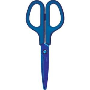 プラス 34518)ハサミ フィットカットカーブ チタンコート SC-175ST 左右対称グリップ チタンブルー  ( SC-175ST TBL )｜orangetool