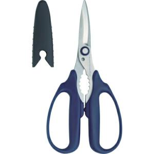 プラス 34631)ハサミ フィットカットカーブ 万能タイプ SC-175PM ネイビー  ( SC-175PM NV )｜orangetool