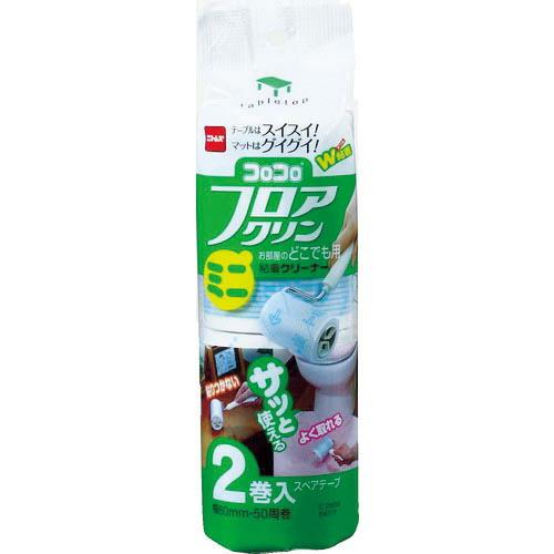 ニトムズ コロコロミニフロアクリン用スペアテープ 2巻入 テープ幅80mm幅×50周 ( C2504...