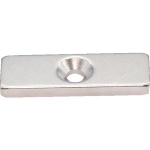 TRUSCO ネオジム角形磁石 皿ネジ穴付 30mmX10mmX3mm M3 1個入 ( T30K03-M3 ) トラスコ中山(株)｜orangetool