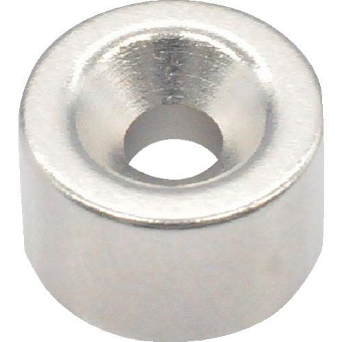 TRUSCO ネオジム丸形磁石 皿ネジ穴付 外径8mmX5mm M2 1個入 ( T08R05-M2...