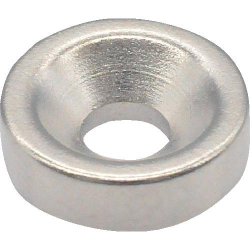 TRUSCO ネオジム丸形磁石 皿ネジ穴付 外径10mmX3mm M3 1個入 ( T10R03-M...