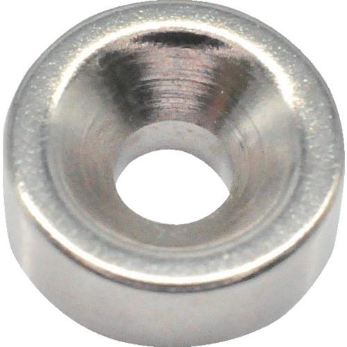 TRUSCO ネオジム丸形磁石 皿ネジ穴付 外径10mmX4mm M3 1個入 ( T10R04-M...