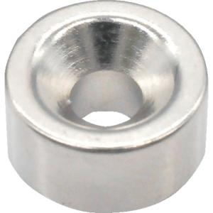 TRUSCO ネオジム丸形磁石 皿ネジ穴付 外径10mmX5mm M3 1個入 ( T10R05-M3 ) トラスコ中山(株)｜orangetool
