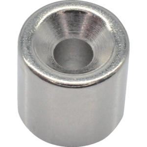 TRUSCO ネオジム丸形磁石 皿ネジ穴付 外径10mmX10mm M3 1個入 ( T10R10-M3 ) トラスコ中山(株)｜orangetool