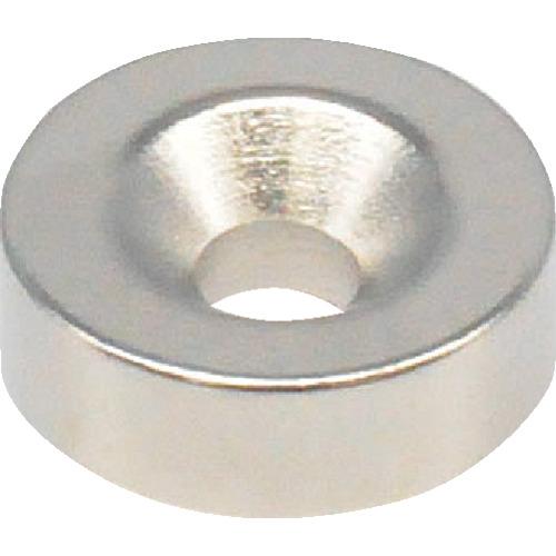 TRUSCO ネオジム丸形磁石 皿ネジ穴付 外径12mmX4mm M3 1個入 ( T12R04-M...