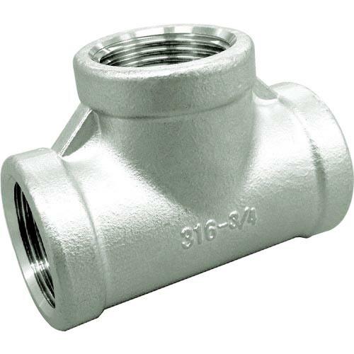 FLOBAL ねじ込み管継手 チーズ(ステンレス14A) 04115601 呼び径(A)6/呼び径(...