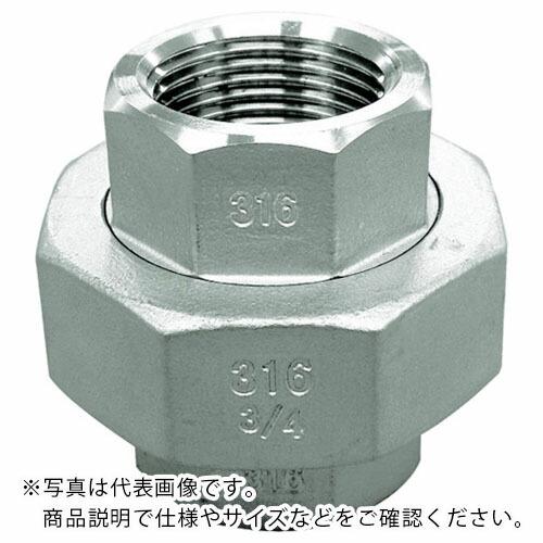 FLOBAL ねじ込み管継手 ユニオン(ステンレス14A) 04115806 呼び径(A)25/呼び...