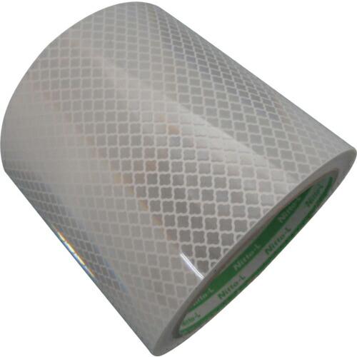 日東エルマテ 高輝度プリズム反射テープ 90mm×5m ホワイト ( HTP-90W ) 日東エルマ...