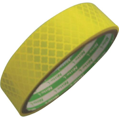 日東エルマテ 高輝度プリズム反射テープ(蛍光色) 20mm×5m レモンイエロー ( HTP-20L...