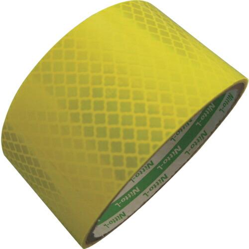 日東エルマテ 高輝度プリズム反射テープ(蛍光色) 45mm×5m レモンイエロー ( HTP-45L...