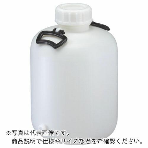 瑞穂 ポりタンク 取手付き 広口瓶 20L+3/8ソケット加工 (ソケット付) ( 009438 )...