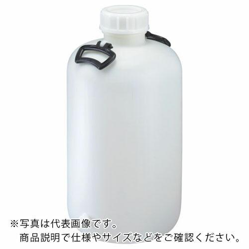 瑞穂 ポリタンク 取手付き 広口瓶 30L+3/8ソケット加工 (ソケット付) ( 009538 )...