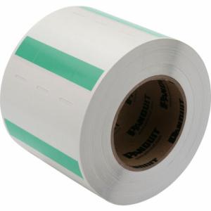 PANDUIT 熱転写プリンタ用回転ラベル 緑 印字部25.4mmX12.7mm ラベル数2500枚   ( R100X150V3T ) パンドウイットコーポレーション (メーカー取寄)｜orangetool