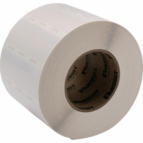 PANDUIT 熱転写プリンタ用セルフラミネートラベル 白 幅25.4mm×印字部縦12.7mm  ...