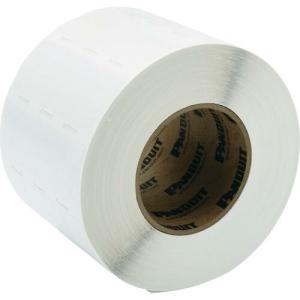 PANDUIT 熱転写プリンタ用セルフラミネートラベル ビニル 白 印字部縦19.1mmx横25.4mm 5000枚入り  ( S100X225VATY )｜orangetool